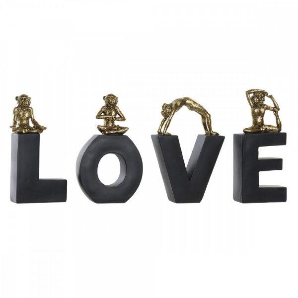Dekoratív Figura DKD Home Decor 4 Fekete Aranysàrga Gyanta Majom Trópusi (50
x 4,6 x 22,5 cm) MOST 38486 HELYETT 22521 Ft-ért!
