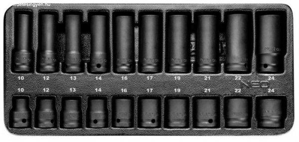 Dugókulcs Készlet Neo Gépi 84-241 1/2", 20 Részes, 10-24 mm