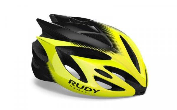 Rudy Project Rush Yellow fluo/black kerékpáros fejvédő S (51-55cm)