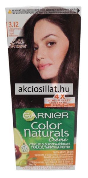 Garnier Color Naturals krémhajfesték 3.12 jeges sötétbarna