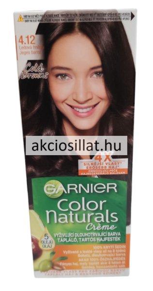 Garnier Color Naturals krémhajfesték 4.12 jeges barna