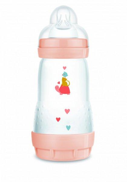 Mam 260 ml Anti-Colic 2+ cumisüveg - korall teknős