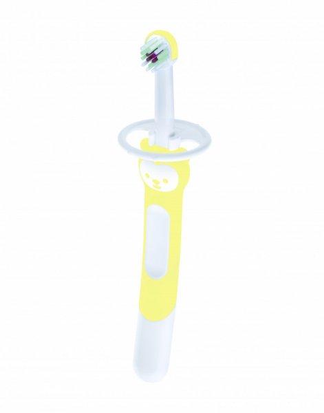 MAM Training Brush - bébifogkefe 5+ - sárga