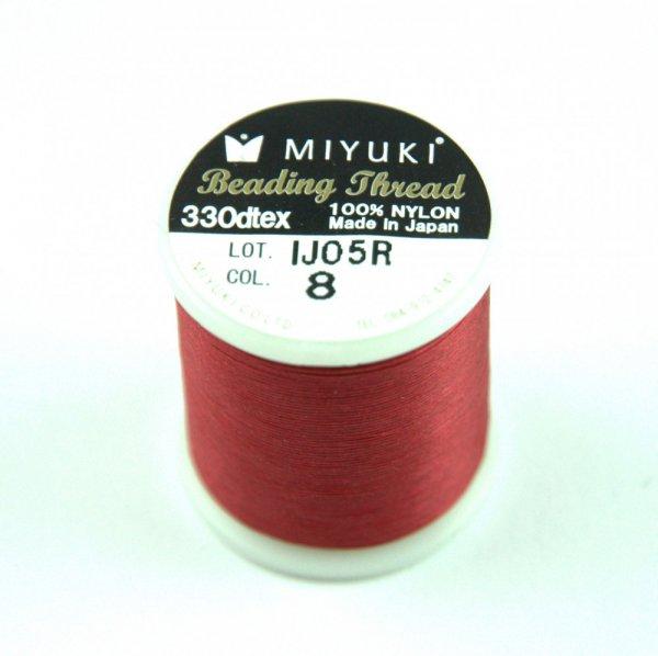 Miyuki fűzőcérna - red - 50m
