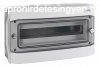 Schrack lakseloszt falon kvli 1500V DC 1x18 modul IP65