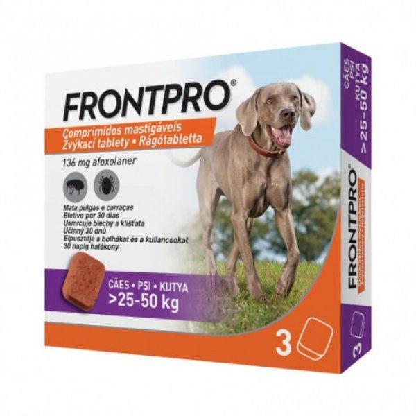 Frontpro 136 mg rágótabletta 25-50 kg 3X