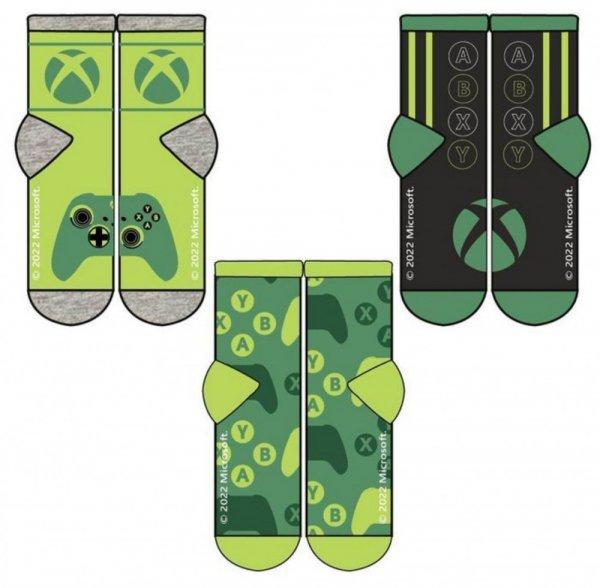 Xbox gyerek zokni, 3 pár, 35-38