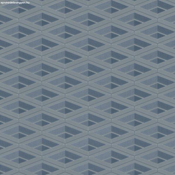 Vision ezüst alapon fekete geometriai mintás tapéta Z76050
