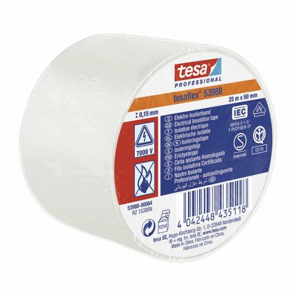 Szigetelőszalag TESA tesaflex 53988 Jóváhagyva Fehér PVC (25 m x 50 mm) MOST
9815 HELYETT 5506 Ft-ért!