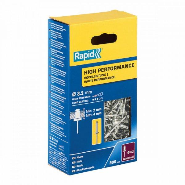Szegecsek Rapid 5001431 Ø 3,2 x 8 mm MOST 13968 HELYETT 8359 Ft-ért!