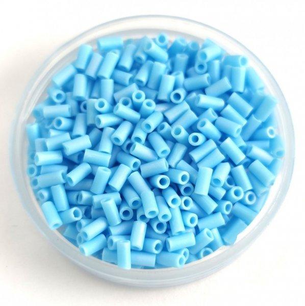 Miyuki szalmagyöngy - 413fr - Matt Opaque Turquoise Blue AB - 3mm