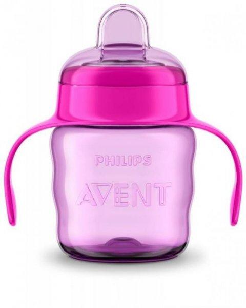 Avent SCF551/03 Itatópohár Classic 200 ml itatófüllel lányos 6m+