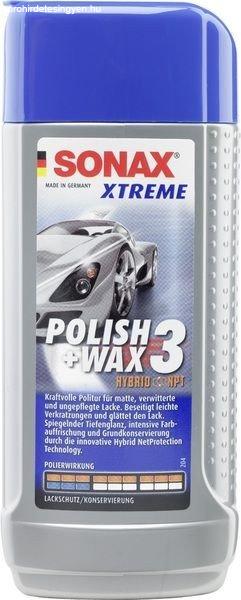 SONAX Xtreme Polírozó & Viasz 3 Nano Pro 250 ml