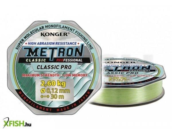 Konger Metron Classic Pro Monofil Előkezsinór 30m 0,08mm 1,25Kg
