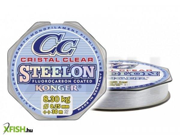 Konger Steelon Cristal Clear Fluorocarbon Coated Monofil Előkezsinór 30m
0,10mm 1,8Kg
