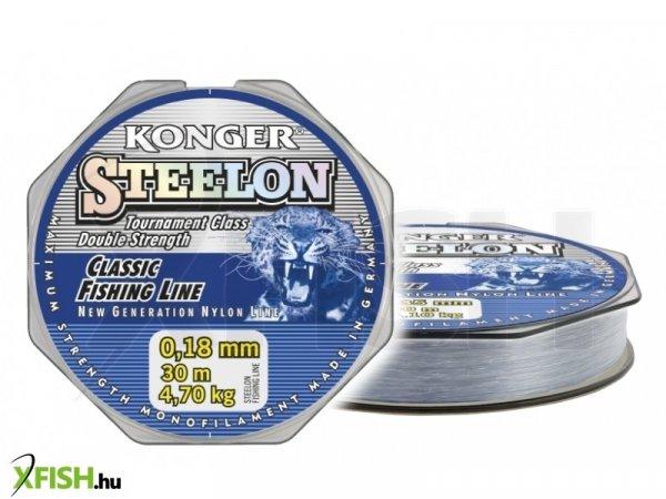 Konger Steelon Monofil Előkezsinór 30m 0,14mm 3,3Kg