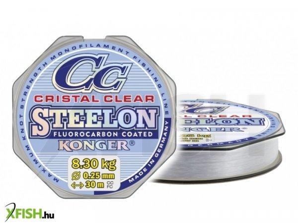 Konger Steelon Cristal Clear Fluorocarbon Coated Monofil Előkezsinór 30m
0,18mm 4,8Kg