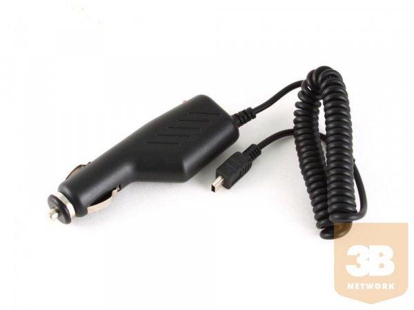 Gembird Mini-USB 5-pin autós töltő MP3 lejátszók, fülhallgatók, GPS-ek
számára