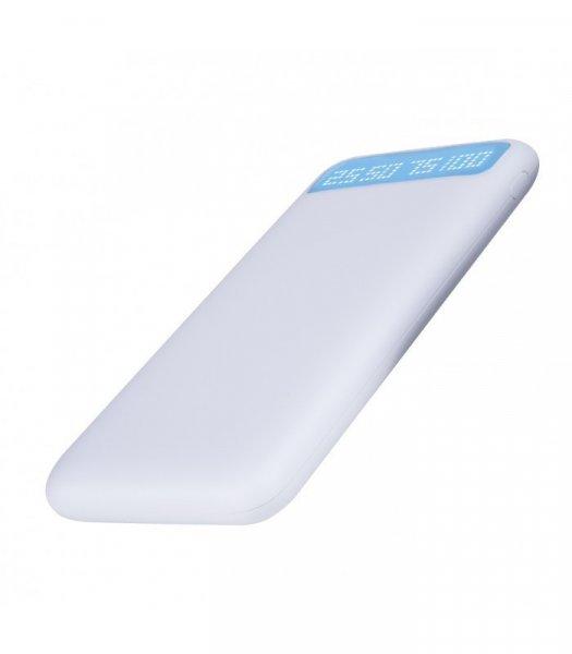 Astrum PB150 v2 gyorstöltő (QuickCharge 3.0) Power Bank 9000mAh, Li-Polymer
akkucella, Dual USB 3A fehér 15W