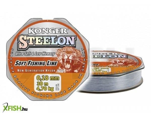 Konger Steelon Soft Line Monofil Előkezsinór 30m 0,10mm 1,7Kg