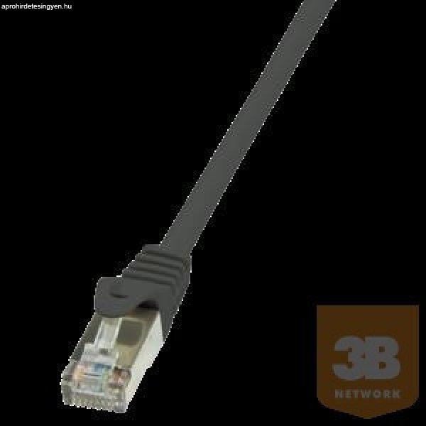 LOGILINK patch kábel, Cat.5e F/UTP 10m fekete