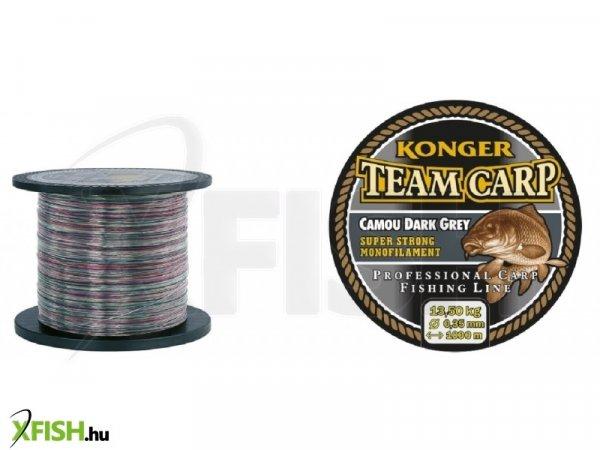 Konger Team Carp Camou Dark Grey Monofil Zsinór 600m 0,40mm 15,3Kg