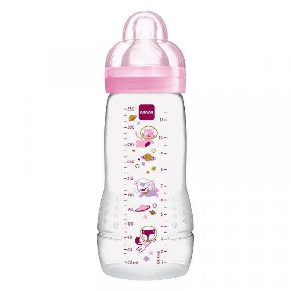 MAM Easy Active Cumisüveg, 330 ml - pink 4m+