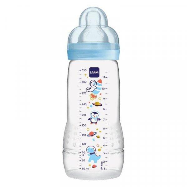 MAM Easy Active Cumisüveg, 330 ml - kék 4m+