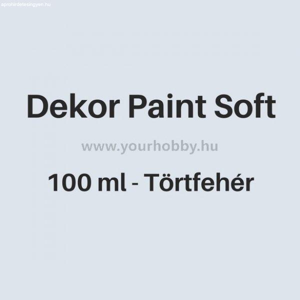 Pentart Dekor Paint Soft lágy dekorfesték 100 ml - törtfehér