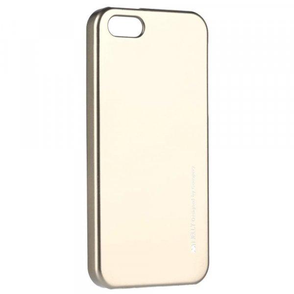 Mercury iJelly Apple iPhone XS Max (6.5) fémhatású matt szilikon
hátlapvédő arany