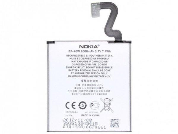Nokia BP-4GW gyári akkumulátor Li-Ion 2000mAh (Lumia 920)