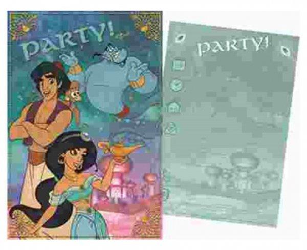 Disney Aladdin Party Meghívó