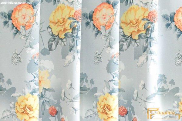 (2 szín) Agatha angol rózsás dekorációs függöny-02