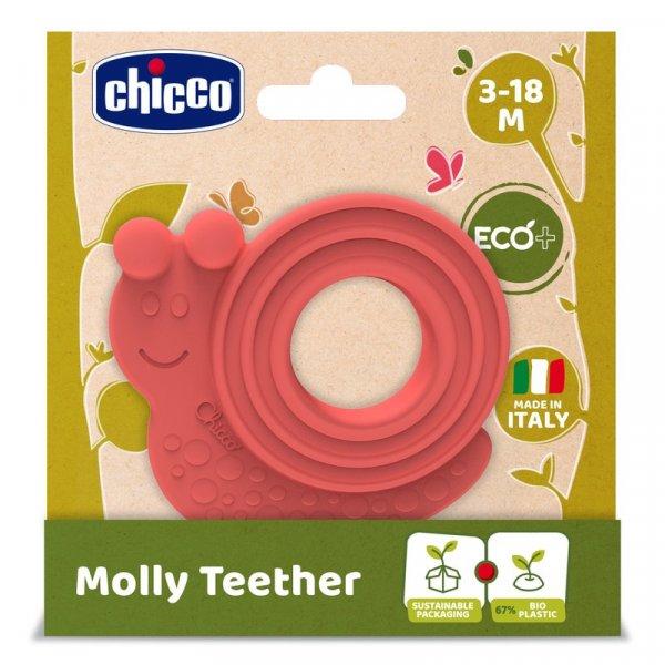 Chicco Molly csigás rágóka ECO+ bioműanyag felhasználásával 3H +