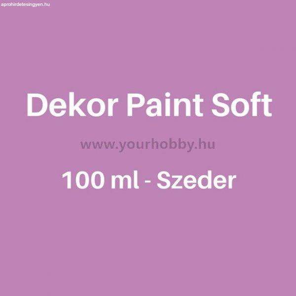 Pentart Dekor Paint Soft lágy dekorfesték 100 ml - szeder