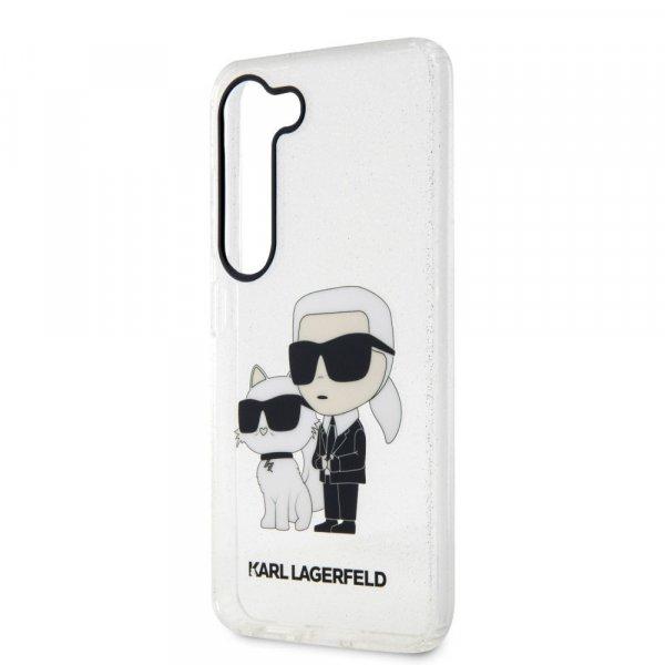 Karl Lagerfeld IML Glitter Karl and Choupette Samsung S916 Galaxy S23 Plus
(2023) hátlapvédő tok átlátszó (KLHCS23MHNKCTGT)