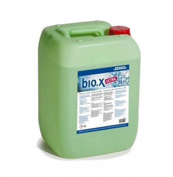 bio.x Ultra tisztító folyadék, VOC-mentes, erőteljes szennyeződésekhez,
pl. olaj- és zsírokhoz 20 L