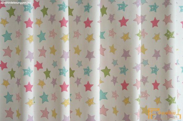 (5 minta) Twister Princess gyerek függöny-Csillag