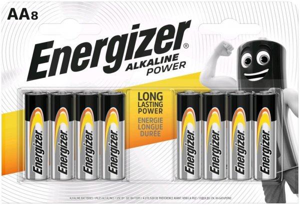 Energizer Alkaline Power AA 8 ceruza alkáli elem LR6 bl/8