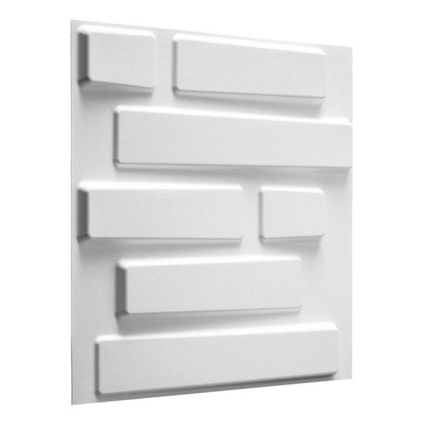 Wallart Bricks - Téglamintás 3D környezetbarát falpanel, festhető 50x50 cm
