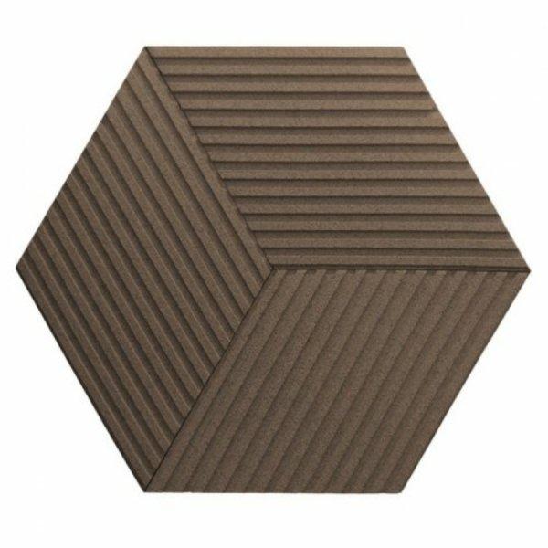 CORKBEE Stripe brown barna parafa hőszigetelő falburkoló panel