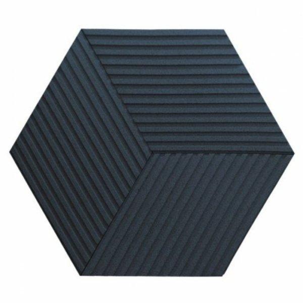 CORKBEE Stripe deep blue mélykék parafa hőszigetelő falburkoló panel