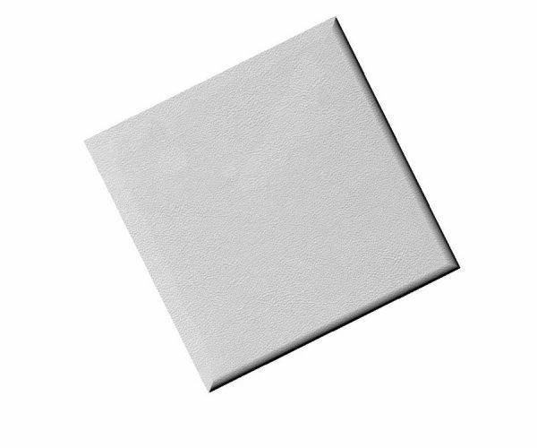 KERMA falpanel 12,5×12,5 cm ezüst színű műbőr falburkolat Nonplus 600