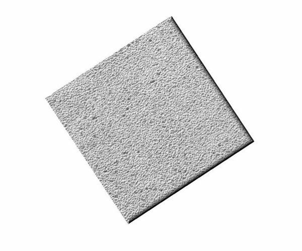 KERMA falpanel 12,5×12,5 cm ezüst színű műbőr falburkolat Rocks Silver