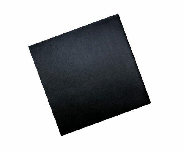 KERMA falpanel 25×25 cm fényes fekete színű műbőr falburkolat Space 901