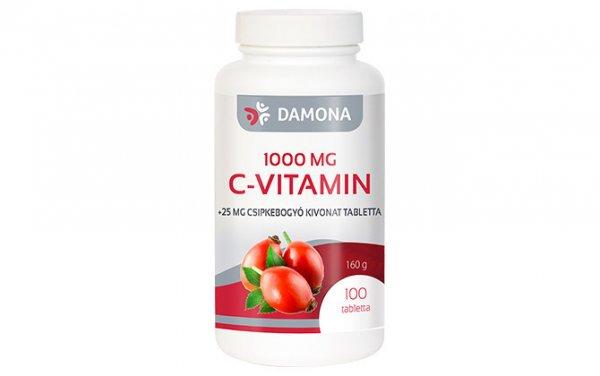 DAMONA C-VITAMIN+CSIPKEB. TABL. 100 DB 100 db