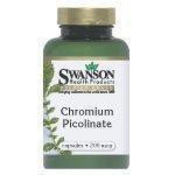 Swanson Króm Chromium Picolinate Kapsz. 100 db