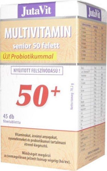 Jutavit multivitamin senior 50+ tabletta 45 db