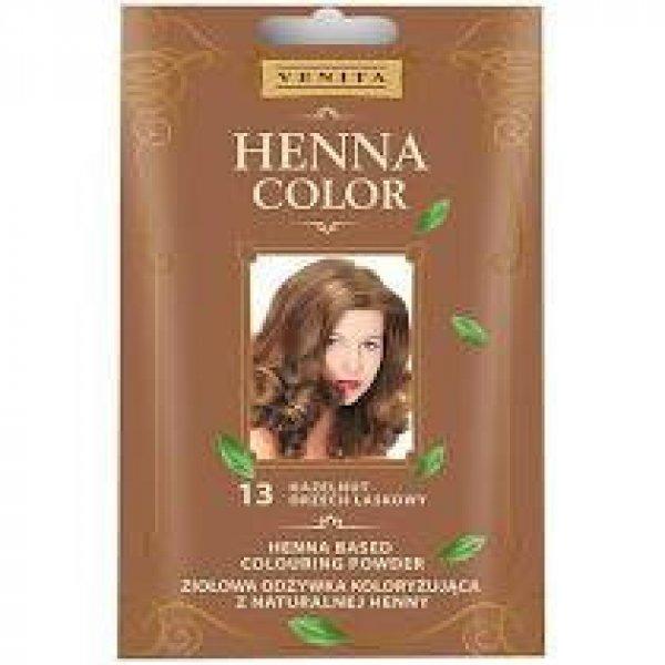 Henna Color szinező hajbalzsam nr 13 mogyoróbarna 75 ml