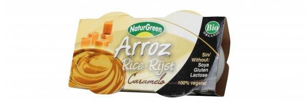 Naturgreen bio rizsdesszert karamell 2x125g 250 g